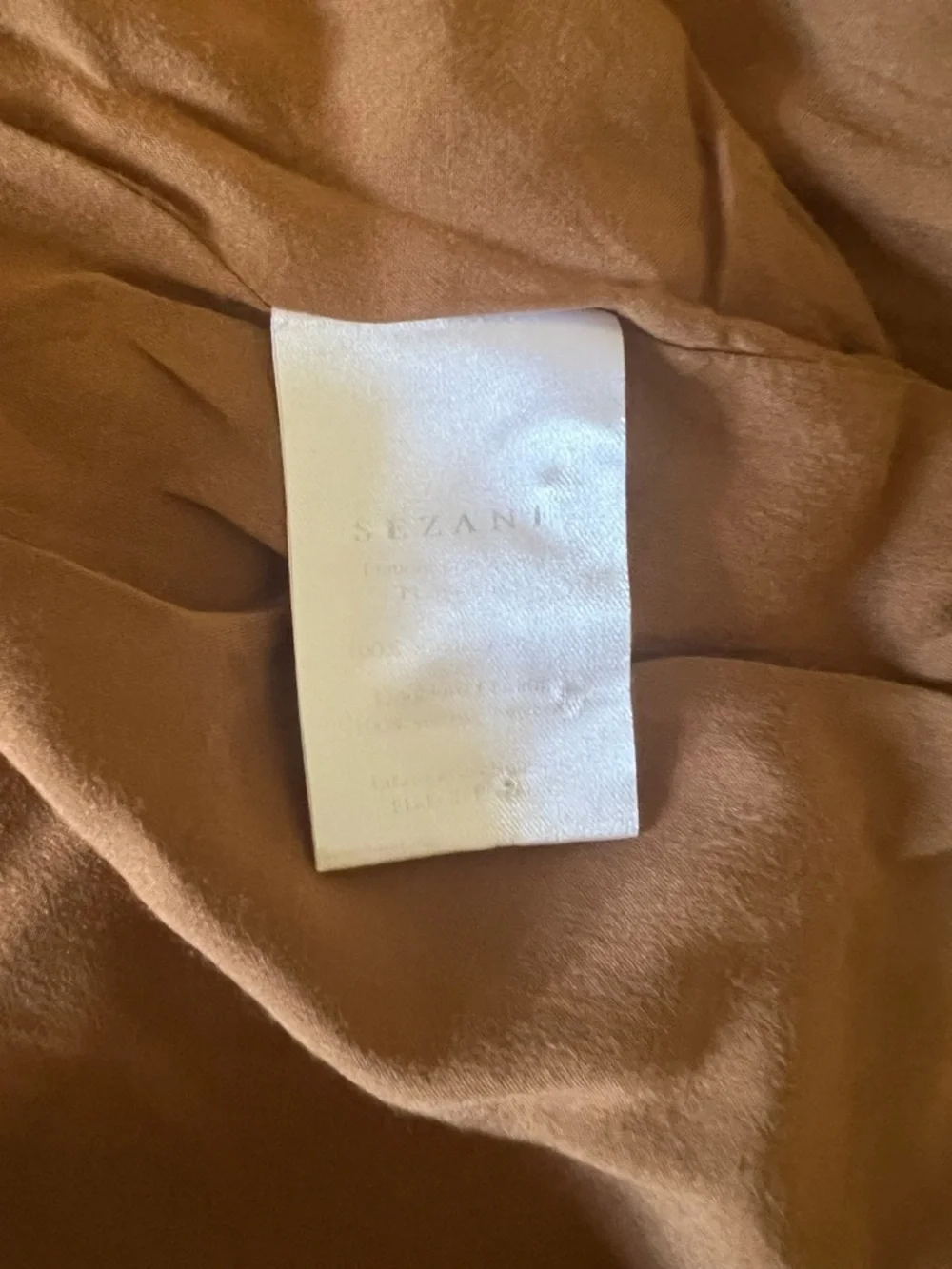 Sezane Vicky Floral Print Lined Midi Dress Long Sleeve Size 34 - Picture 5 of 5